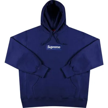 Худи Supreme Box Logo, темно-синий