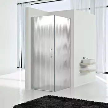 Душевой уголок Vincea Orta VSR-1O9090CH-L 90х90 хром, стекло прозрачно шиншилла, левая