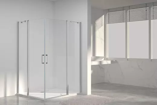 Душевой уголок Vincea Orta VSS-1O1010CL 100х100 хром, стекло прозрачное