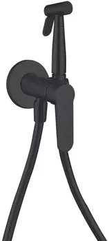 Гигиенический душ Aquanet Passion AF300-52B со смесителем, черный