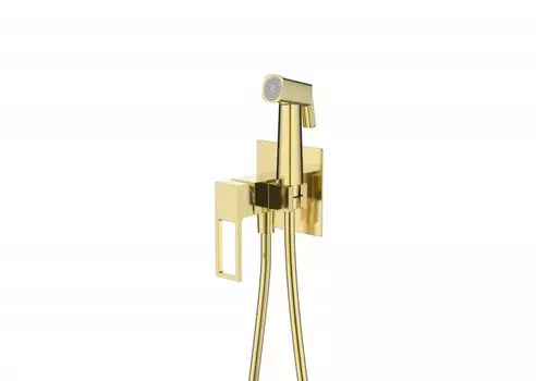 Гигиенический душ BelBagno Luce-HGN LUC-HGN-ORO со смесителем, золото