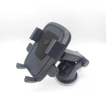 Suction cup type gravity paste type telescopic rod square shield, car navigation automatic clip type bracket Suction cup type красный