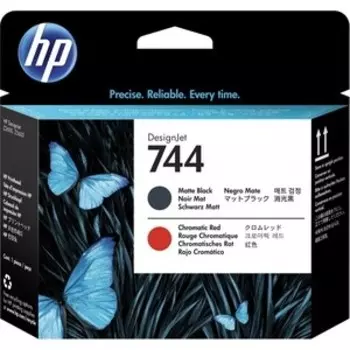 Печатающая головка HP 744 Matte Black & Red Printhead (F9J88A)