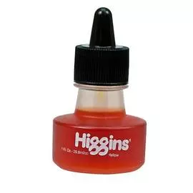 Чернила Higgins Dye-based 29,6 мл, цвет желтый