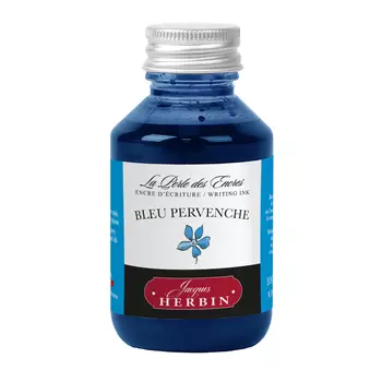 Чернила в банке Herbin, 100 мл, Bleu pervenche Голубой