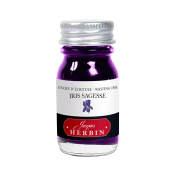 Чернила в банке Herbin, 10 мл, Iris Sagesse
