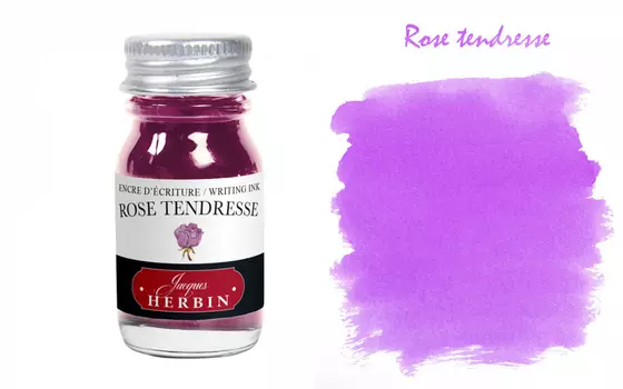 Чернила в банке Herbin, 10 мл, Rose tendresse, Нежно-розовый