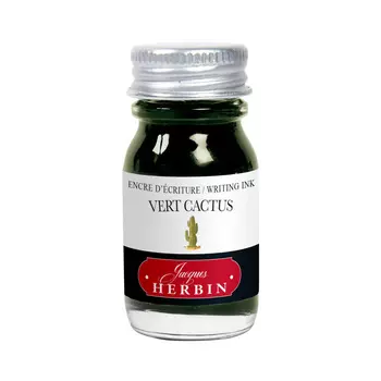 Чернила в банке Herbin, 10 мл, Vert Cactus