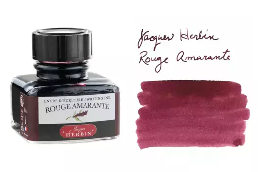 Чернила в банке Herbin, 30 мл, Rouge Amarante