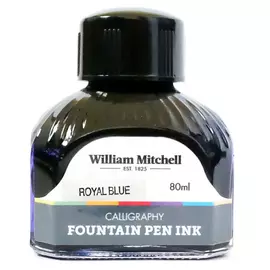 Чернила на основе красителя William Mitchell Fountain Pen 80 мл Королевский синий