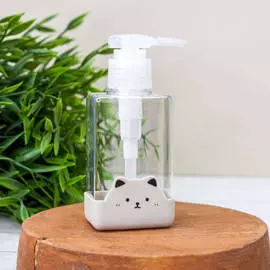 Дорожная бутылочка "Panda head", grey (100 мл)