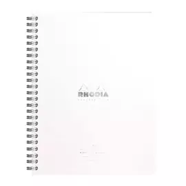 Ежедневеник линованный Rhodia "Classic" 16х21 см 80 л с микроперфорацией 90 г, белый