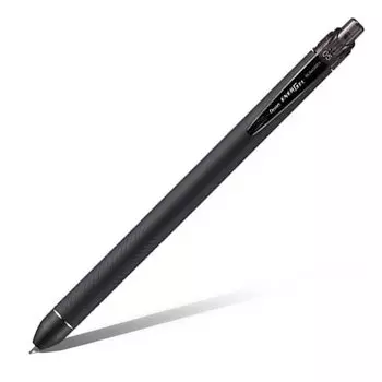 Гелевая ручка автомат Pentel "Energel" 0,5 мм корпус Soft Touch, черный стержень