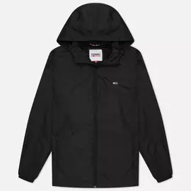Мужская куртка ветровка Tommy Jeans Packable Windbreaker, цвет чёрный, размер S