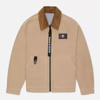 Мужская рабочая куртка Timberland x Tommy Hilfiger Chore, цвет бежевый, размер L