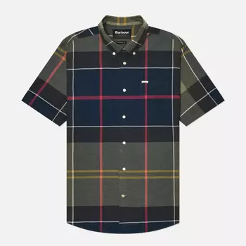 Мужская рубашка Barbour Douglas Regular Short Sleeved, цвет синий, размер XL