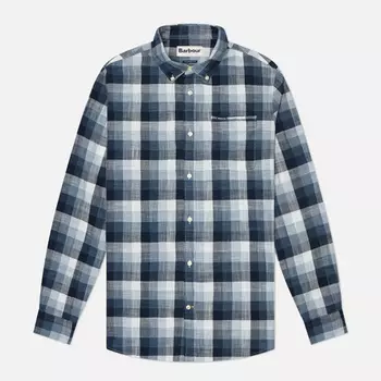 Мужская рубашка Barbour Hillroad Tailored, цвет синий, размер XL