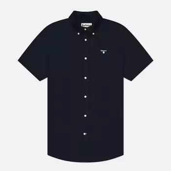 Мужская рубашка Barbour Oxford Tailored Short Sleeved, цвет синий, размер XL