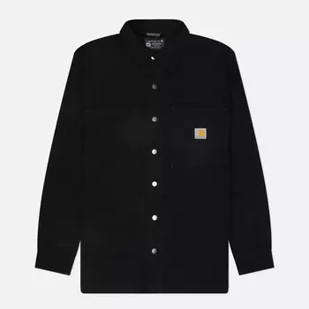 Мужская рубашка Carhartt Rugged Flex Relaxed Fit Overshirt, цвет чёрный, размер XXL