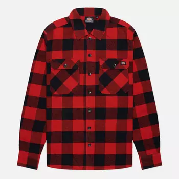 Мужская рубашка Dickies Sacramento, цвет красный, размер XL