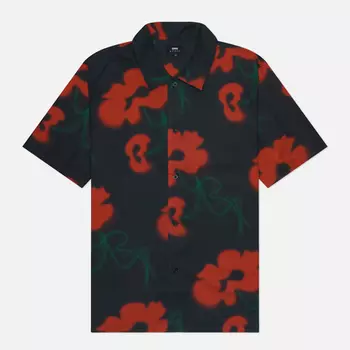 Мужская рубашка Edwin Garden Society All Over Print Voile, цвет чёрный, размер XXL