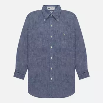 Мужская рубашка Evisu Nashville 3 Selvedge Chambray, цвет синий, размер XL