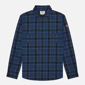 Мужская рубашка Fjallraven Ovik Travel, цвет синий, размер M