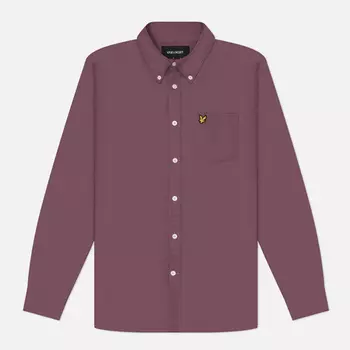 Мужская рубашка Lyle & Scott Plain Oxford, цвет фиолетовый, размер L