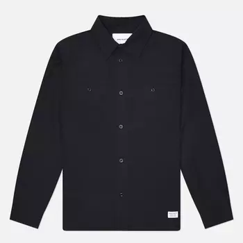Мужская рубашка Norse Projects Silas Tech Poplin 2.0, цвет синий, размер M