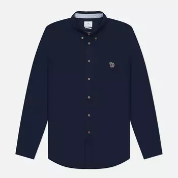 Мужская рубашка Paul Smith Zebra Logo Tailored Fit, цвет синий, размер XL