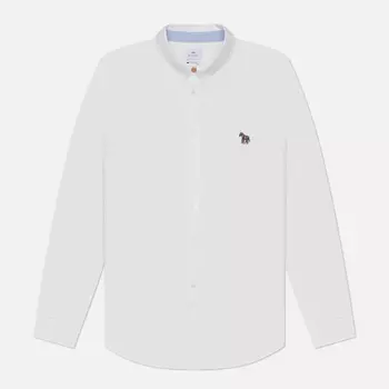 Мужская рубашка Paul Smith Zebra Logo Tailored Fit, цвет белый, размер S