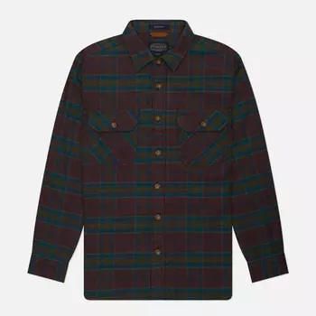 Мужская рубашка Pendleton Burnside Flannel, цвет коричневый, размер XXL