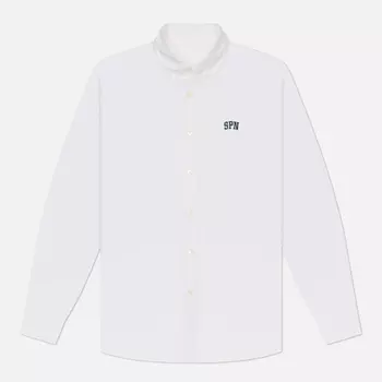 Мужская рубашка SOPHNET. SPN Wappen Regular Fit B.D., цвет белый, размер XL