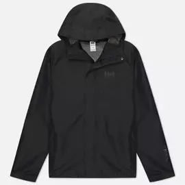 Мужская куртка ветровка Helly Hansen Seven J, цвет чёрный, размер S