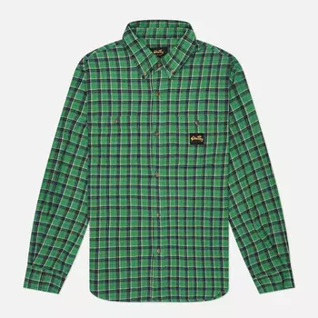Мужская рубашка Stan Ray Flannel, цвет зелёный, размер M