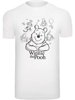 Футболка F4NT4STIC Winnie Puuh Der Br Collage Sketch, белый