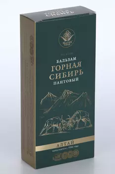 Бальзам Горная Сибирь Пантовый, 250 мл