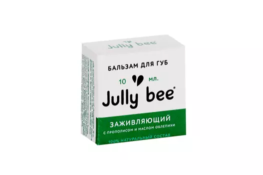 Бальзам Jully Bee Заживляющий д/губ, 10 мл