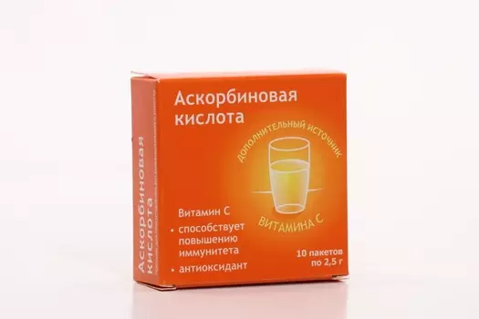 Аскорбиновая кислота Витатека крутка, 2,9 г, 10 шт, с сахаром