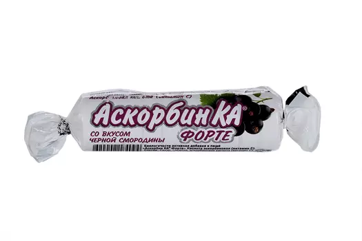 Аскорбин Ка Форте, 10 шт, таблетки жевательные черная смородина