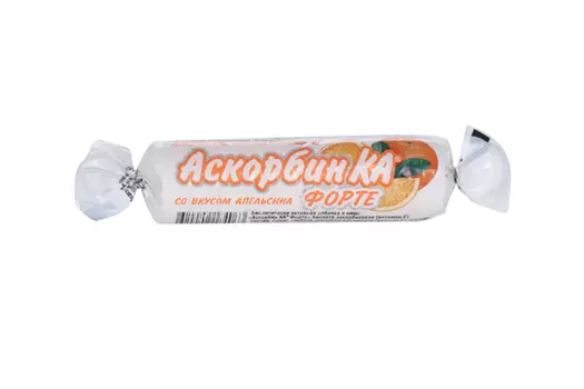 Аскорбин Ка Форте, 10 шт, таблетки жевательные апельсин