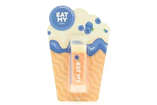 Бальзам EAT MY Йогурт с голубикой д/губ, 4,8 г