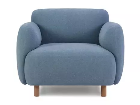 Кресло Пайпел-2 Bucle Blue