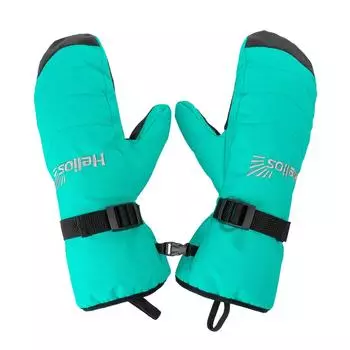 Варежки женские ZABAVA, AQUA GREEN/BLACK Helios