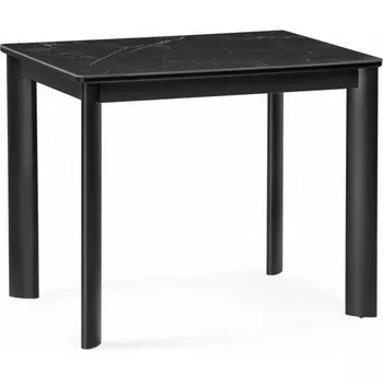 Кухонный стол Woodville Кина 90(130)х65х76 shakespeare black / черный (МДФ) арт.588063