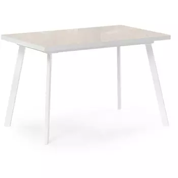 Кухонный стол Woodville Маккензи (Металл/Стекло,ЛДСП, Белый) 551090