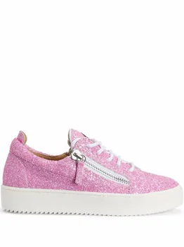 Кеды Gail с блестками Giuseppe Zanotti, розовый