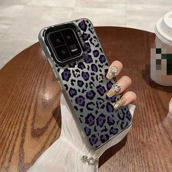 Черный леопардовый чехол для iPhone 16 Samsung A55 A35 S24 FE Xiaomi Redmi Note 13 Pro 14C Huawei Honor 200 противоударный бампер для телефона с защитой от царапин Samsung A54 5G
