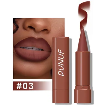 Красно-коричневый карандаш для губ Sexy Velvet Matte Lipstick Pencil Nude Color Gradient Lip Liner Pencil Lasting Makeup Pigment Tint Lip Crayon #01