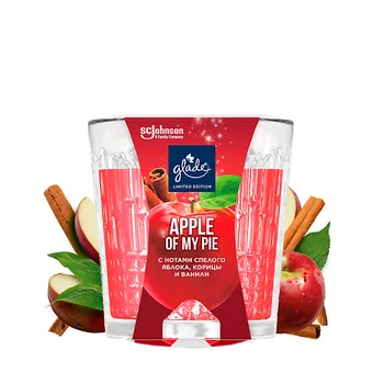 GLADE Ароматизированная свеча Apple of my pie 130.0